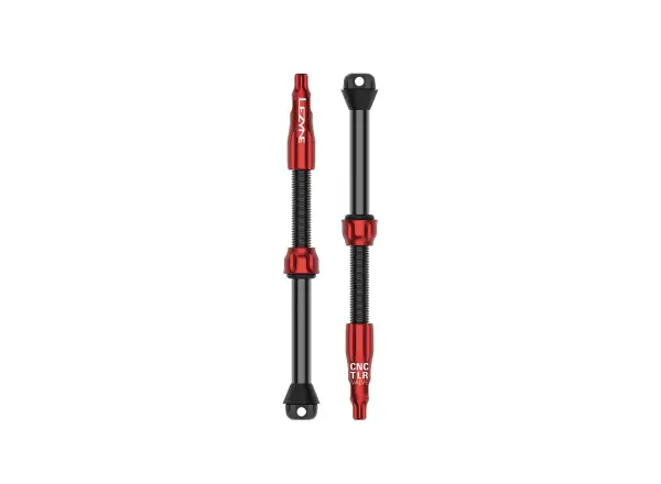 Lezyne CNC Pro wentyle bezdętkowe 80mm Red