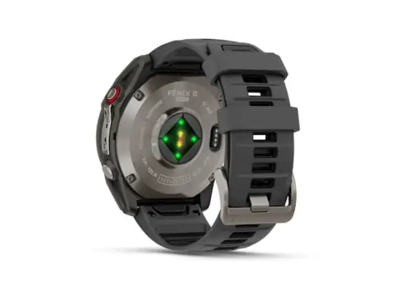 Garmin fenix 8 Pro 51 mm AMOLED Sapphire inteligentny zegarek Titanium Graphite/Black