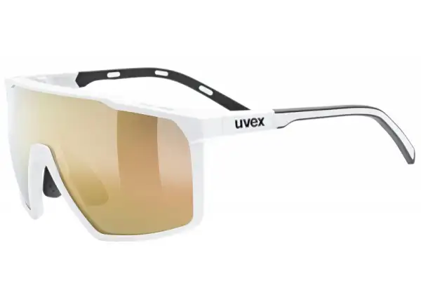 Uvex MTN Perform S okulary White Matt/Mirror Gold