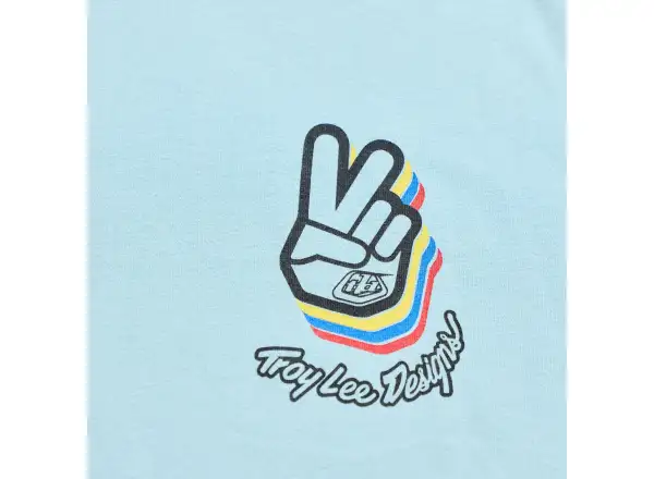 Troy Lee Designs Deuces męska koszulka z krótkim rękawem Dawn blue