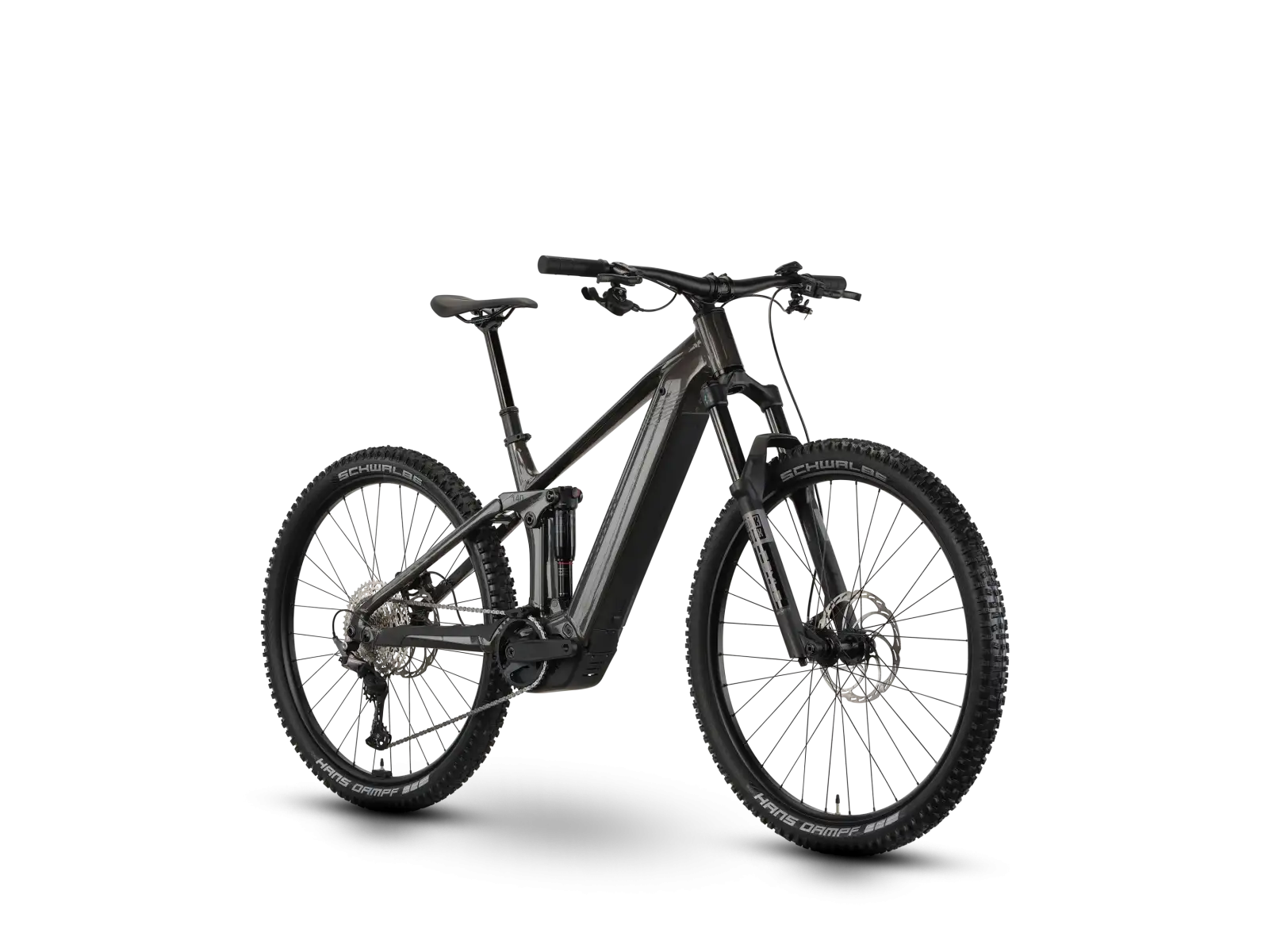 Raymon Korak Pro pipegrey/black rower elektryczny z pełnym zawieszeniem