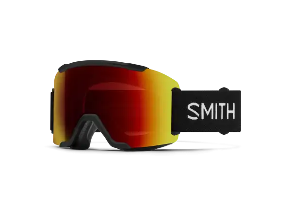 Smith Squad gogle narciarskie Black / ChromaPop Sun Red Mirror (2 szyby)