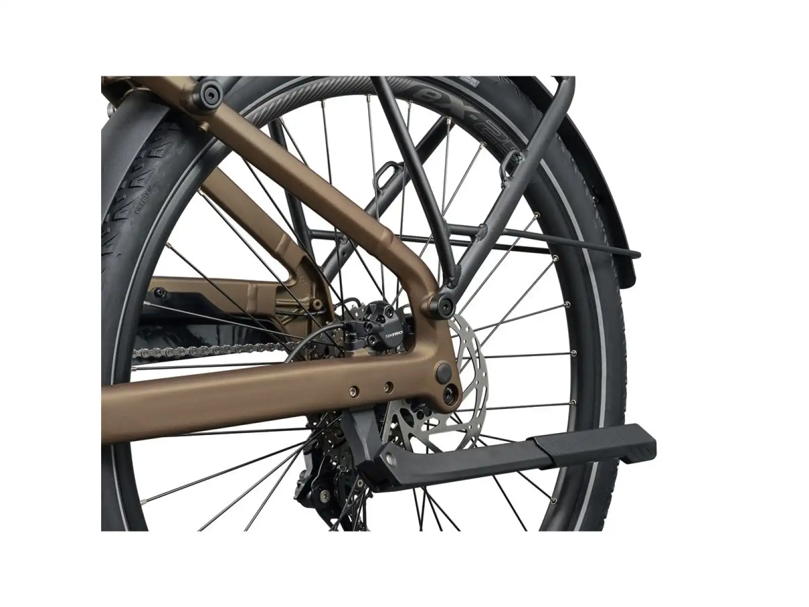 Giant Explore E+ 3 Pro DD rower trekkingowy elektryczny Pyrite Brown