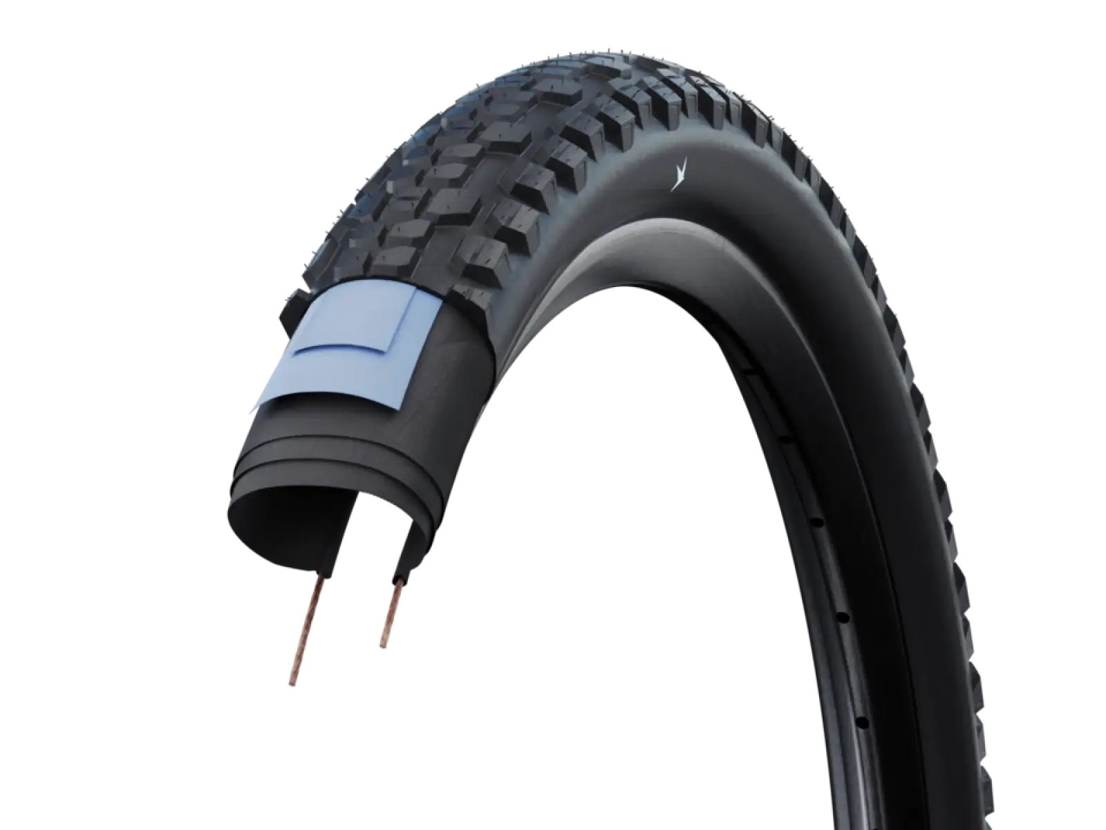 Schwalbe Hybrid JOHNNY WATTS E-50 TLR Addix Green Radial 29x2,35" opona MTB kevlar czarna