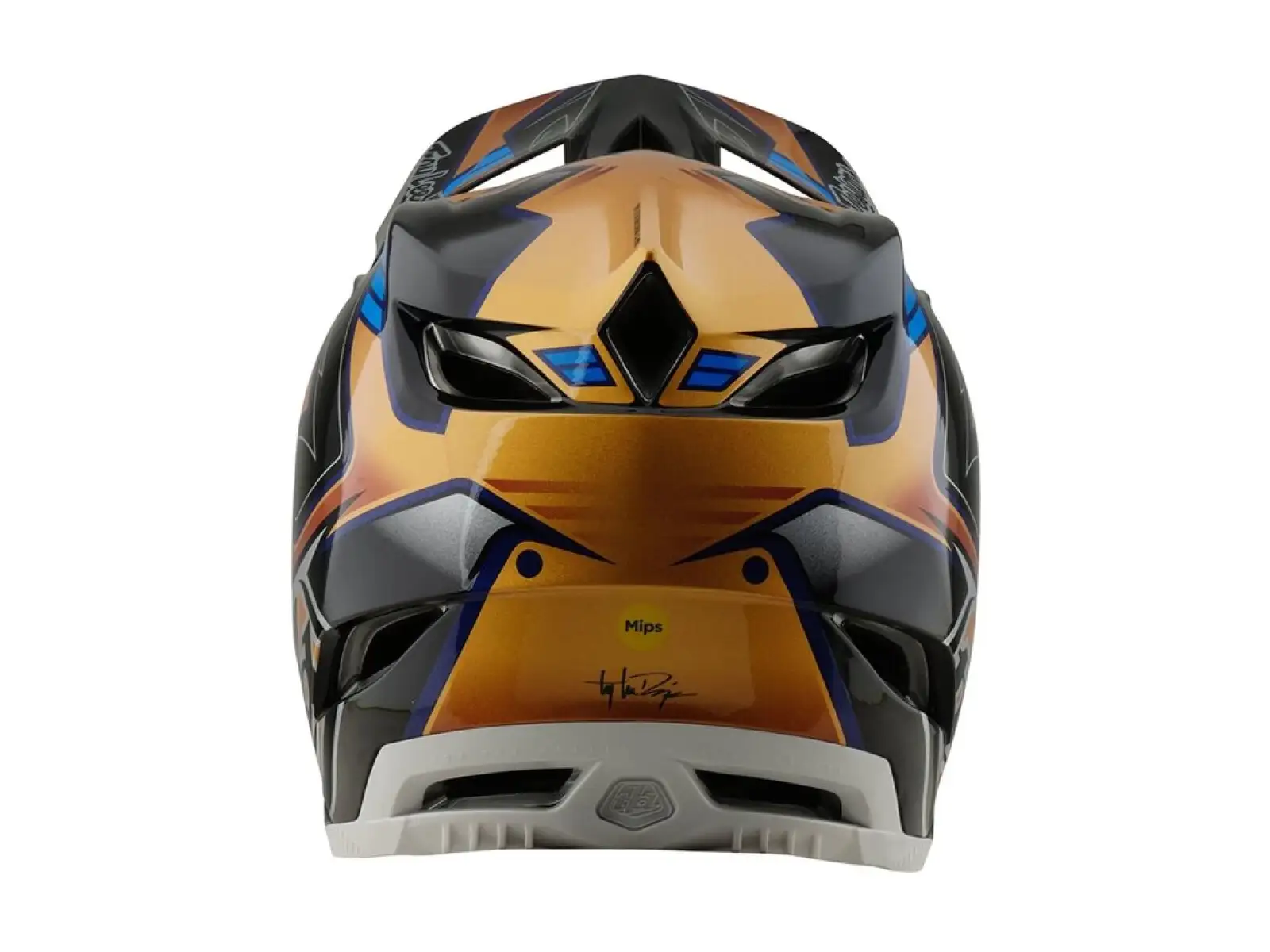 Troy Lee Designs D4 Composite kask integralny Royalty Black/Gold