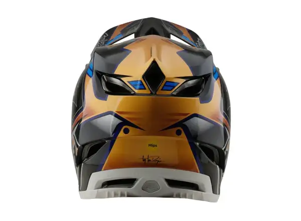 Troy Lee Designs D4 Composite kask integralny Royalty Black/Gold