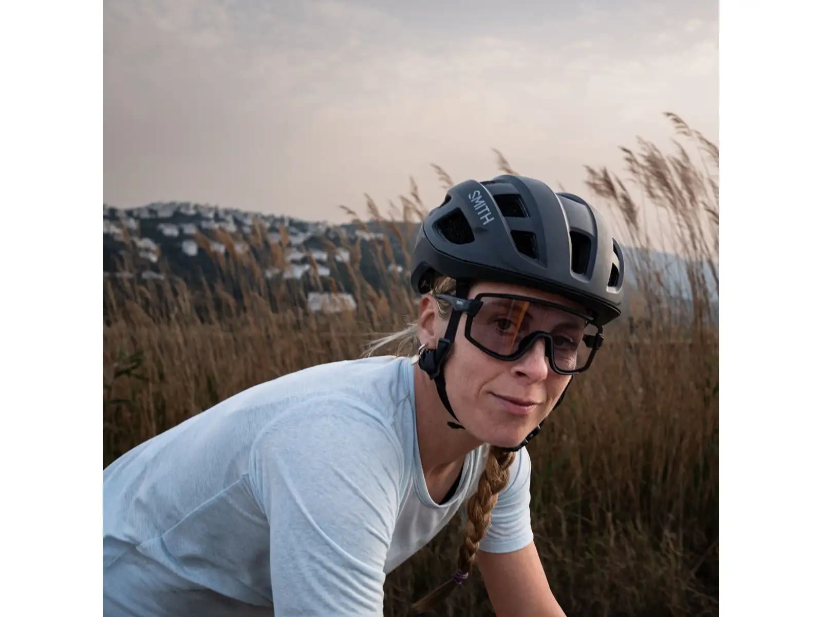 Smith Wildcat okulary rowerowe Matte Black/ChromaPop Photochromic Clear To Gray