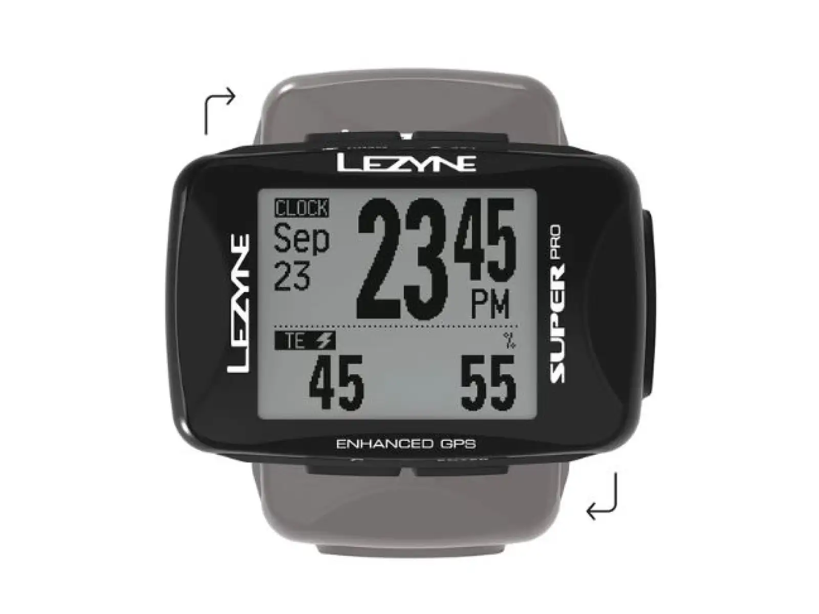 Lezyne Super Pro GPS nawigacja czarna