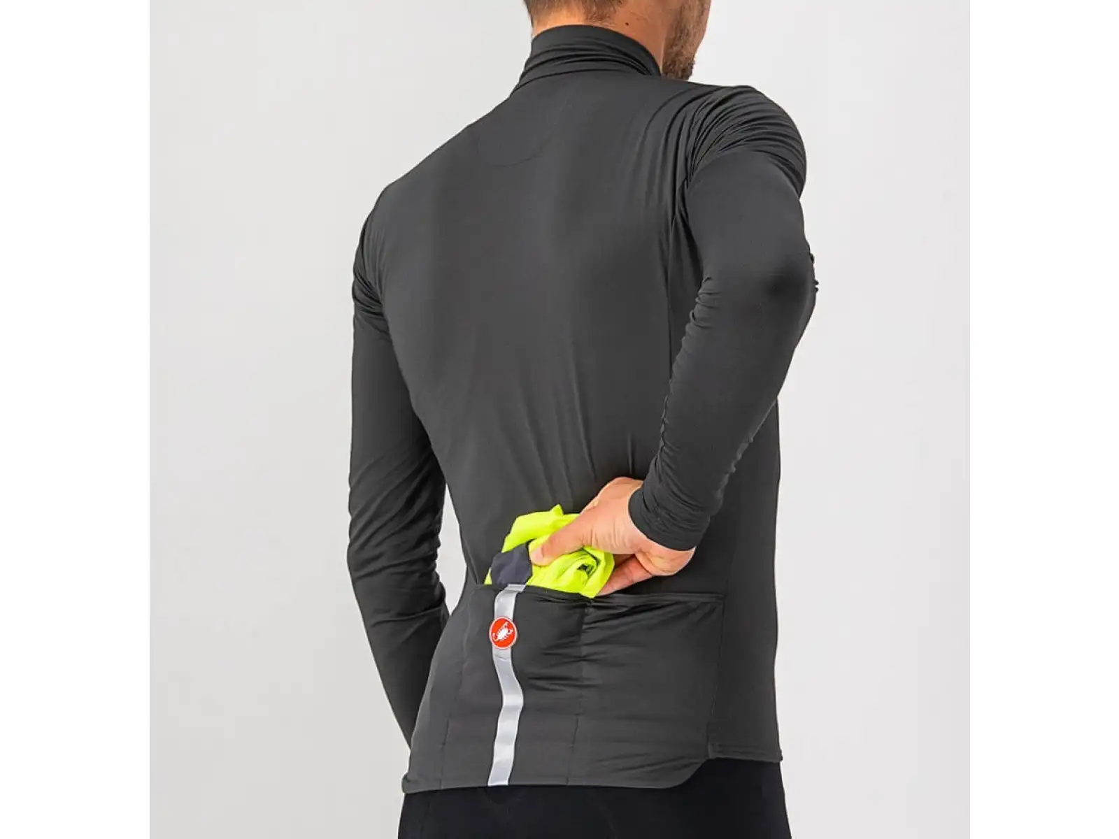 Castelli Squadra Stretch męska kurtka light black/dark gray