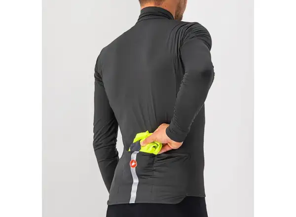 Castelli Squadra Stretch męska kurtka light black/dark gray