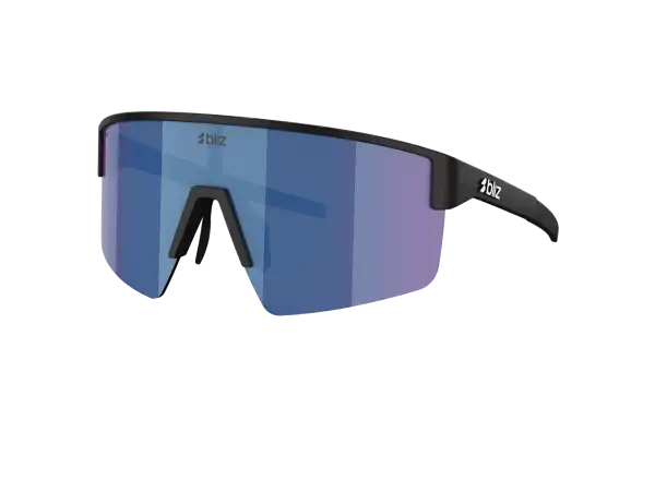 Bliz P004 okulary przeciwsłoneczne Matte Black/Grey Blue Mirror
