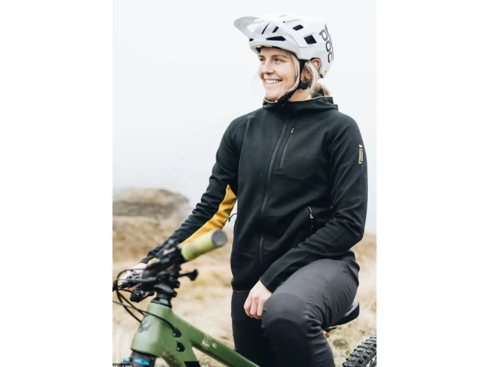 Mons Royale Approach Merino Shift Fleece Hood damska bluza dlugi rekaw czarna