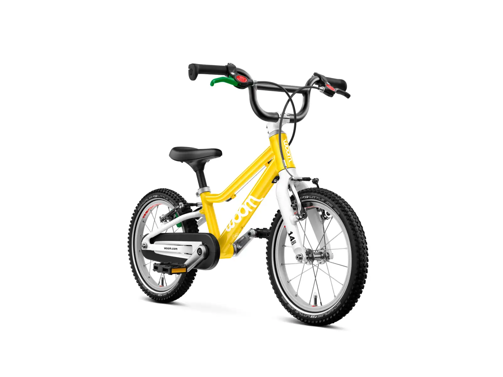 Woom GO 2 rower dziecięcy 14" Vibrant Yellow