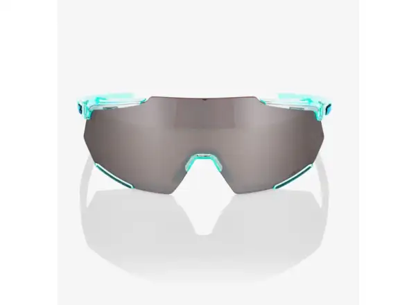100% Racetrap 3.0 okulary Polished Translucent Mint/HiPER Silver Mirror Lens