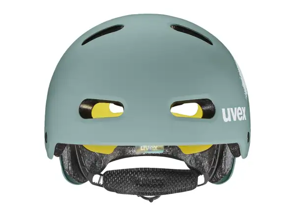 Uvex Kid 4 Style Mips kask dziecięcy Spray Sage Green Matt