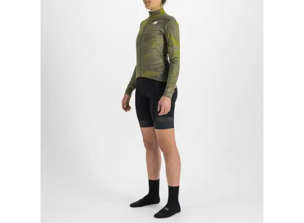 Sportful Cliff Supergiara Thermal damska koszulka dlugi rekaw beetle guacamole black