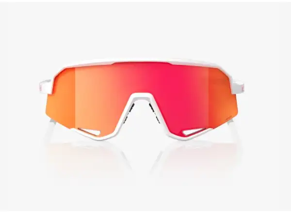 100% Slendale okulary Matt White/HiPER Red Multilayer Mirror