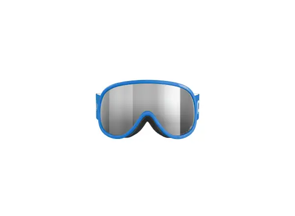 POC POCito Retina dziecięce gogle narciarskie Fluorescent Blue/Partly Sunny Silver
