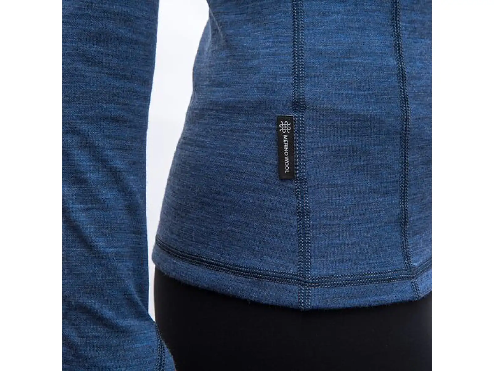 Sensor Merino Bold damska koszulka długi rękaw Cool Blue