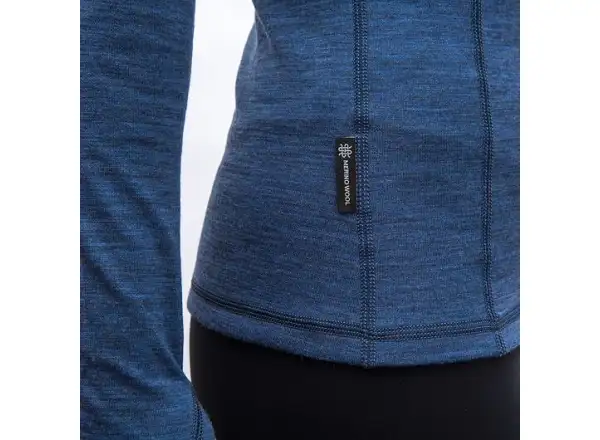 Sensor Merino Bold damska koszulka długi rękaw Cool Blue