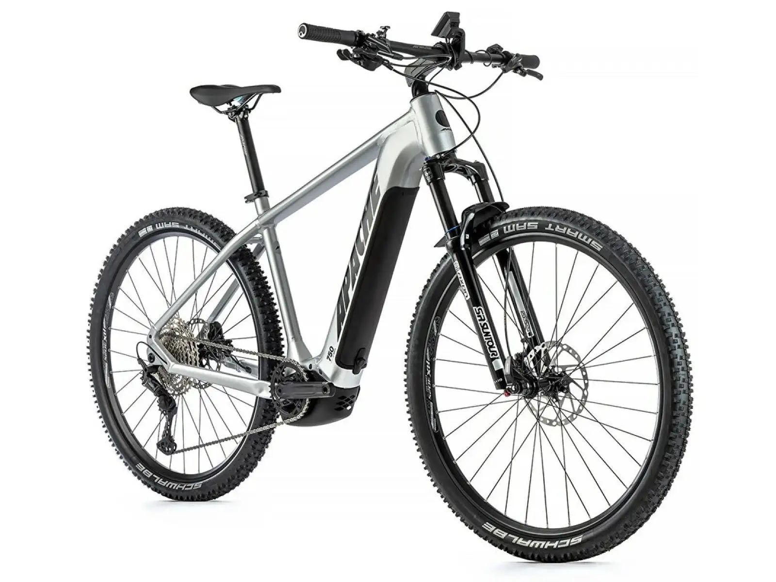 Apache Hupahu 1 750Wh rower elektryczny górski srebrna