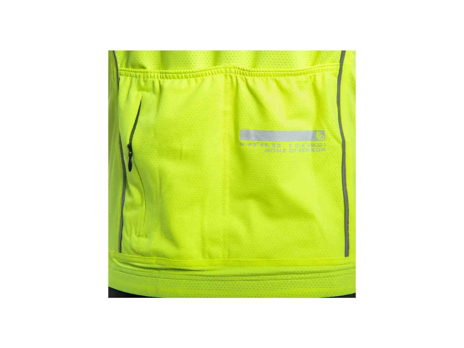 Sensor Cyklo Motion męska koszulka rowerowa krótki rękaw Neon Yellow/szary