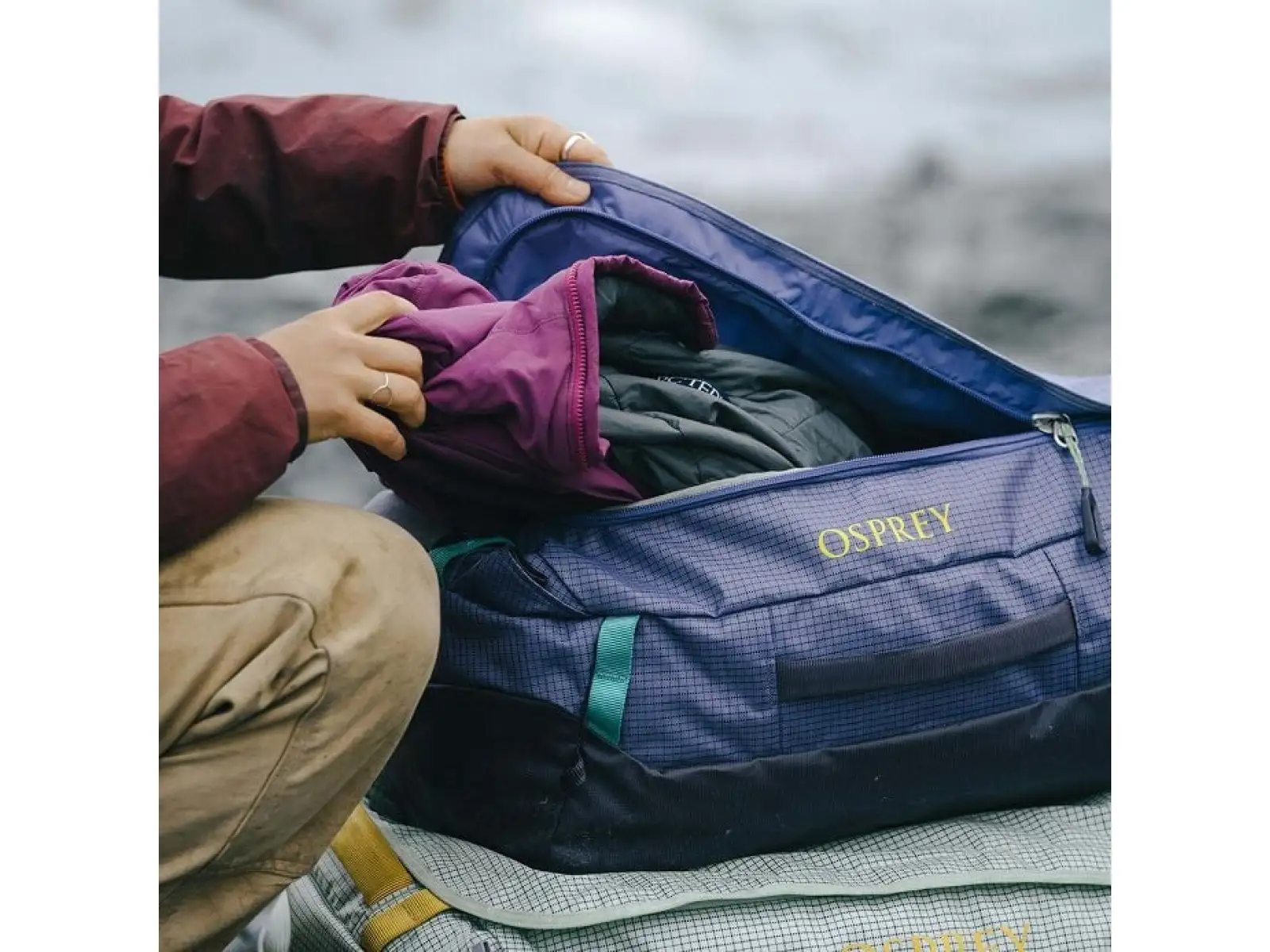 Osprey Transporter Duffel 40 torba podróżna Pine Leaf