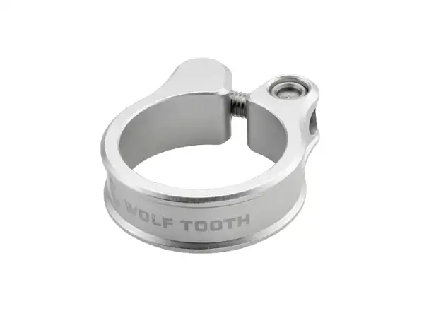 Wolf Tooth obejma podsiodłowa 31.8mm raw srebrna