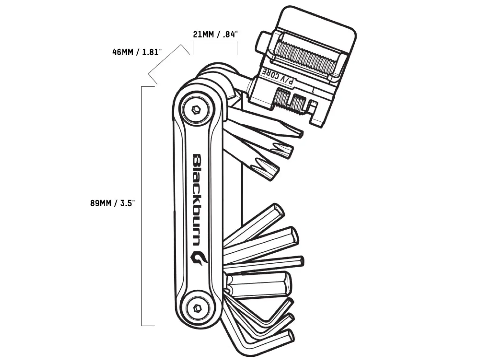 Blackburn Tradesman multitool 18 funkcji