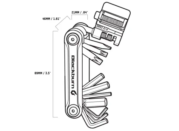Blackburn Tradesman multitool 18 funkcji