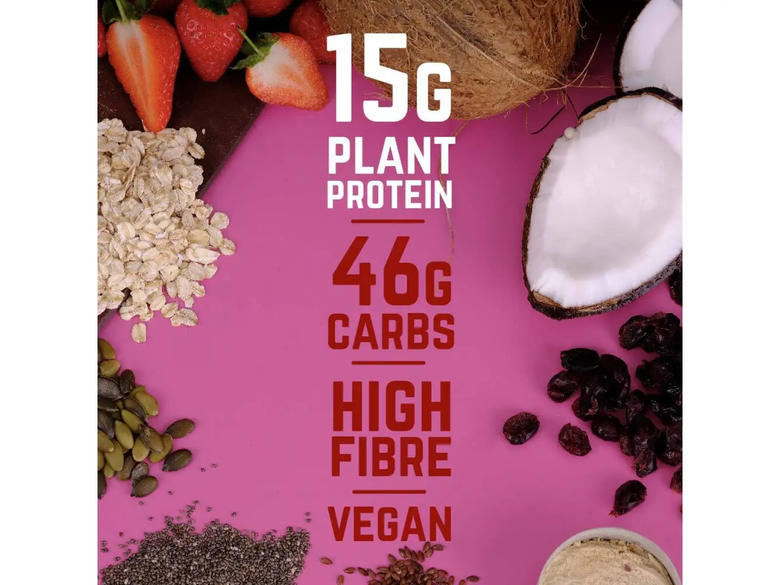 Veloforte Overnight Oats owsianka truskawka & kokos