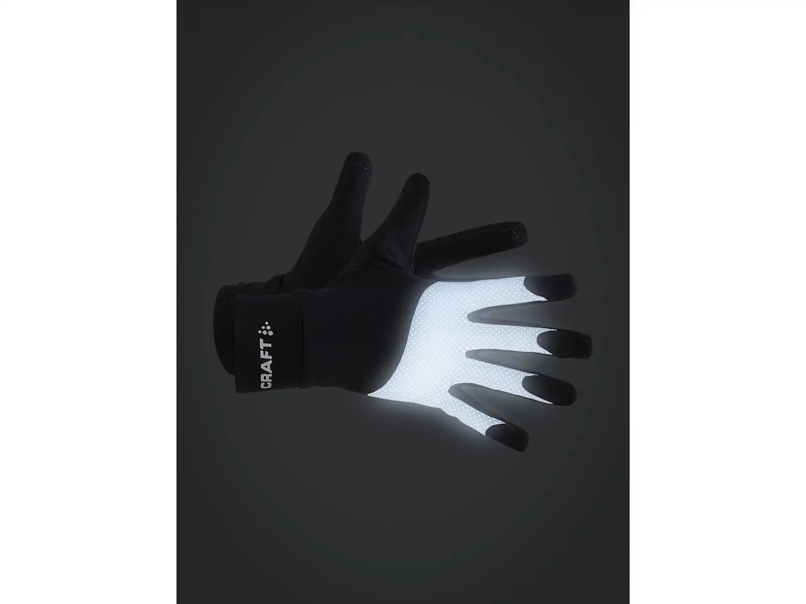 Craft ADV Lumen Fleece rękawice do biegania czarna