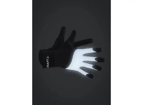Craft ADV Lumen Fleece rękawice do biegania czarna