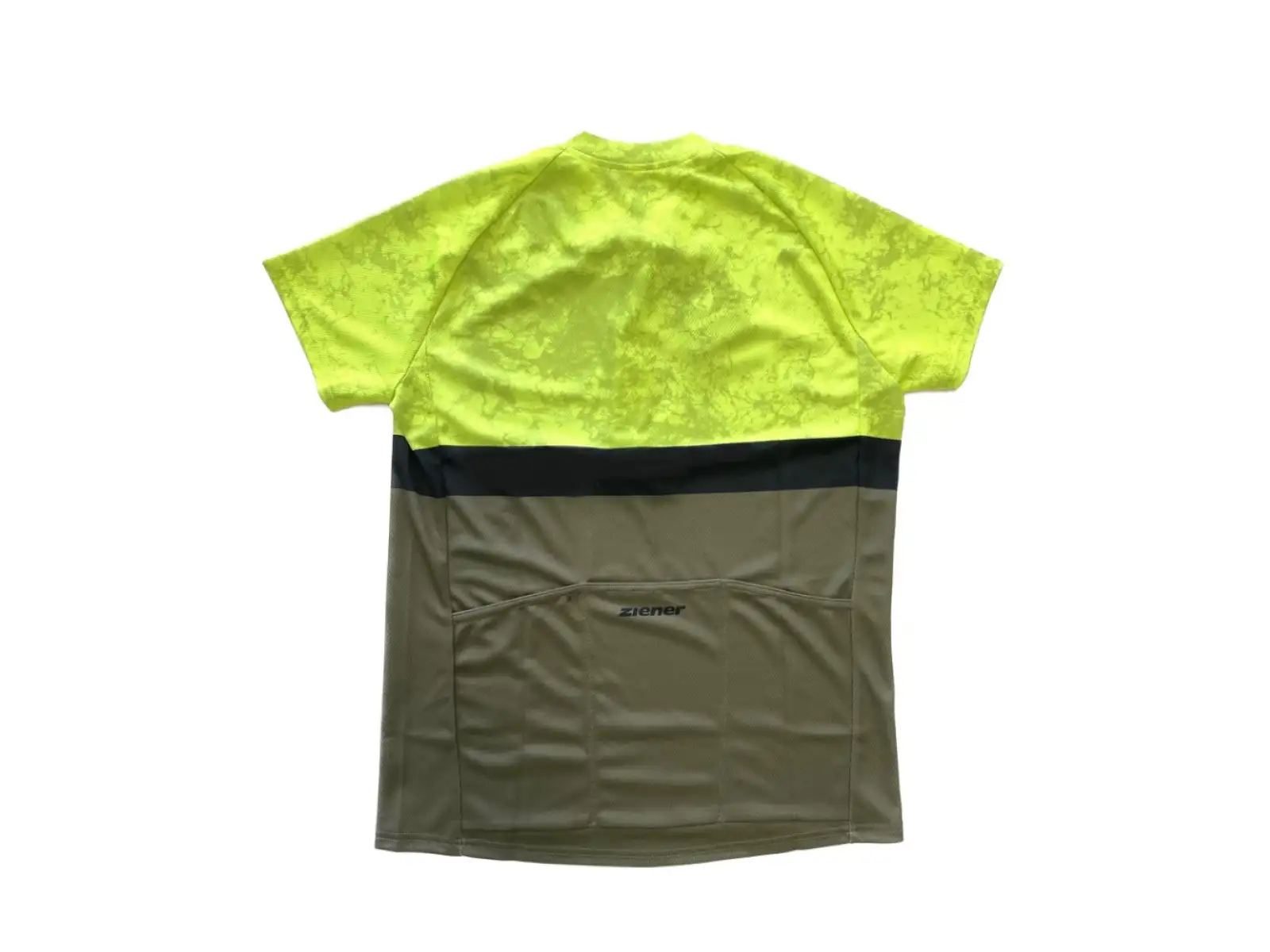 Ziener Nilio Junior dziecięcy dres krótki rękaw Poison Yellow