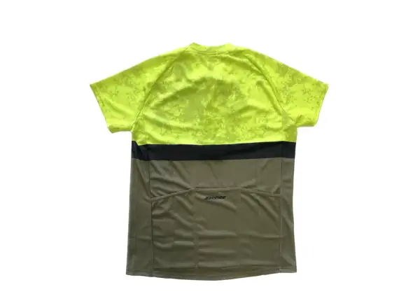 Ziener Nilio Junior dziecięcy dres krótki rękaw Poison Yellow