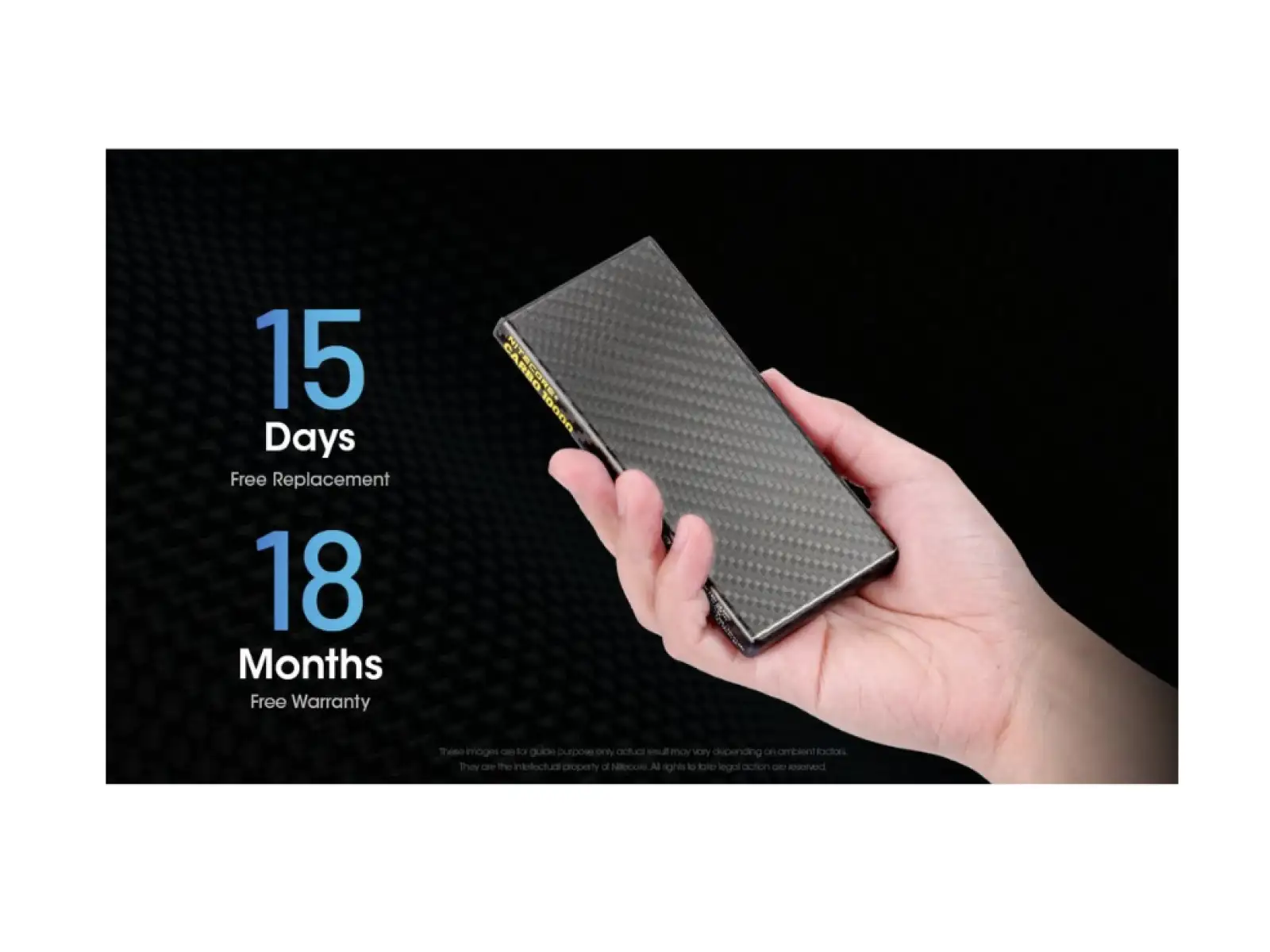 Nitecore wydajny Powerbank CARBO 10000, USB-C, 10000 mAh