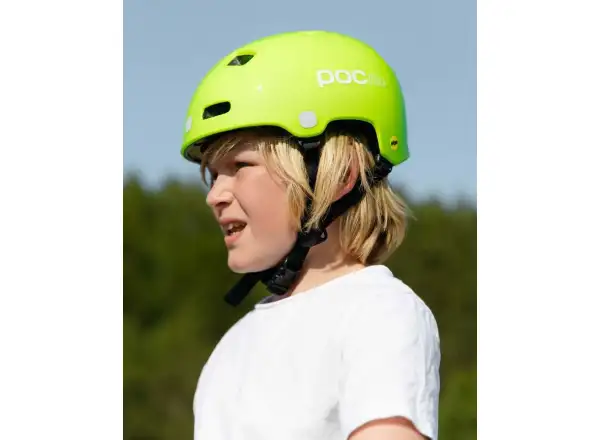 POC POCito Crane MIPS dziecięcy kask Fluorescent Yellow/Green