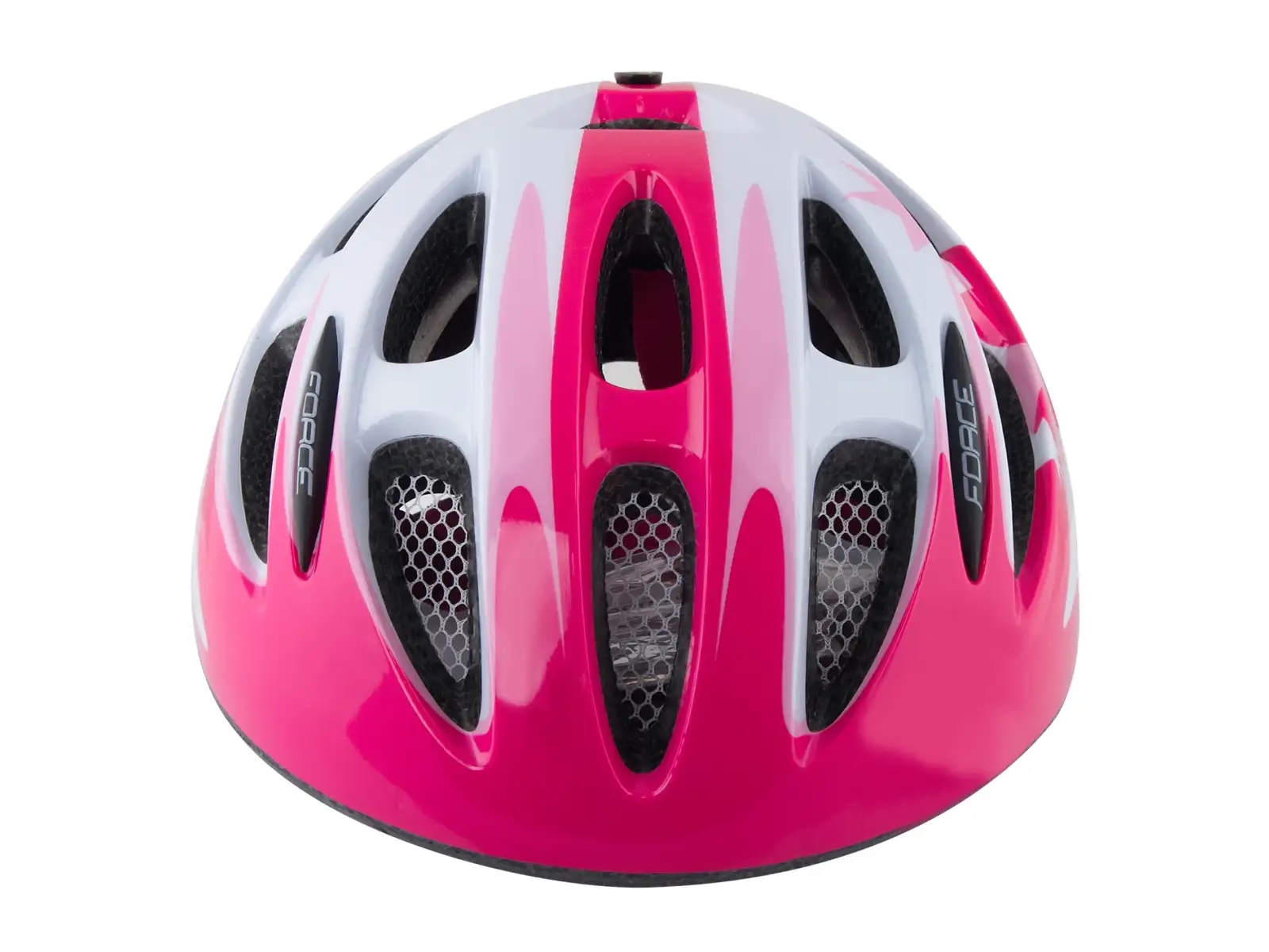 Force Lark dziecięcy kask różowy/biały