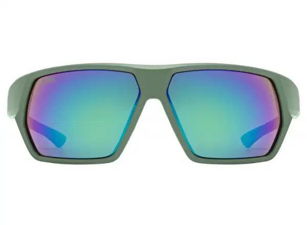 Uvex Sportstyle 238 okulary Moss Matt/Mirror Green