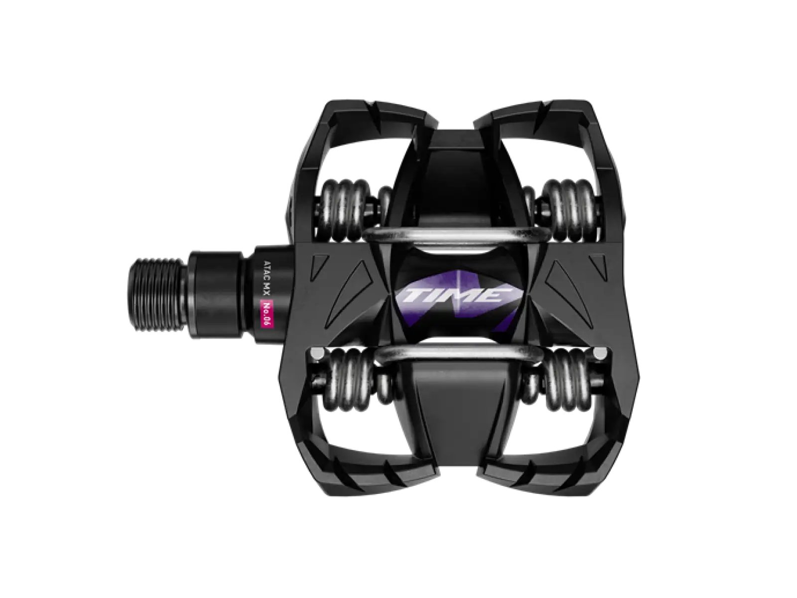 Time MX 6 zatrzaskowe pedały Black/Purple
