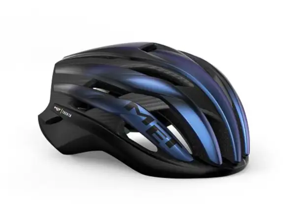 MET Trenta 3K Carbon MIPS kask Blue Iridescent/Matt