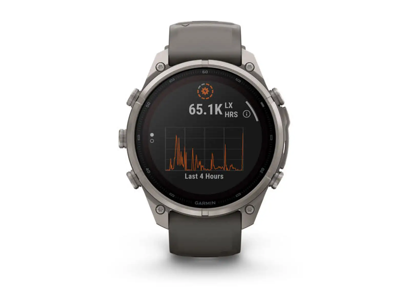 Garmin Fénix 9 Pro inReach Solar 47 mm Tytan Pebble Gray/Silver Gray