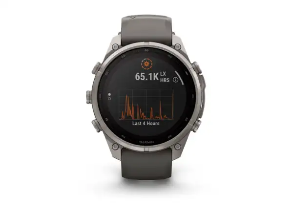 Garmin Fénix 9 Pro inReach Solar 47 mm Tytan Pebble Gray/Silver Gray