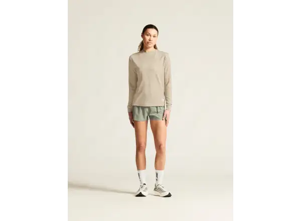 Craf Wool Waffle damska koszulka z długim rękawem beżowa