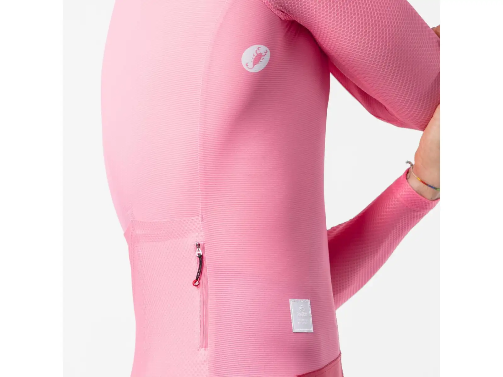 Castelli Giro 109 Corretto męska koszulka długi rękaw Rosa Giro