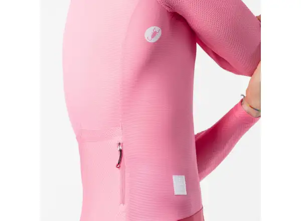 Castelli Giro 109 Corretto męska koszulka długi rękaw Rosa Giro