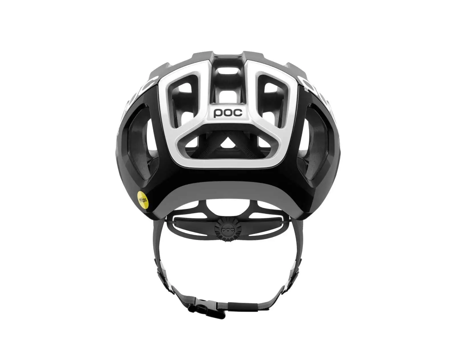 POC Ventral Air MIPS kask Uranium Black Matt/Hydrogen White/Logo