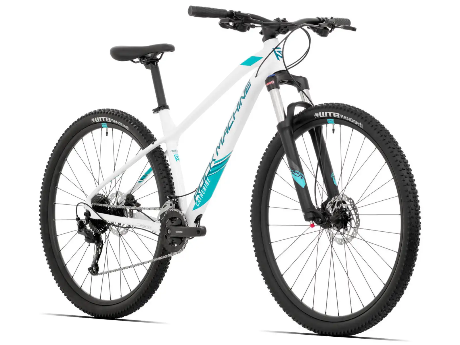 Rock Machine Catherine 20-29 rower górski Pearl White/Neon Cyan/Petrol