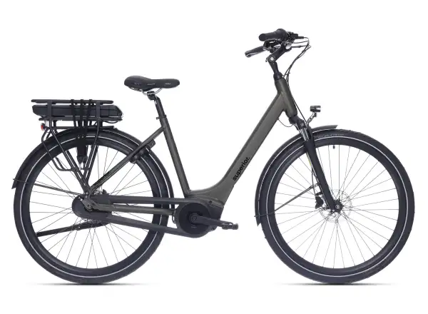Superior eMOVE 6.3 miejskie rower elektryczny Matte Dark Green