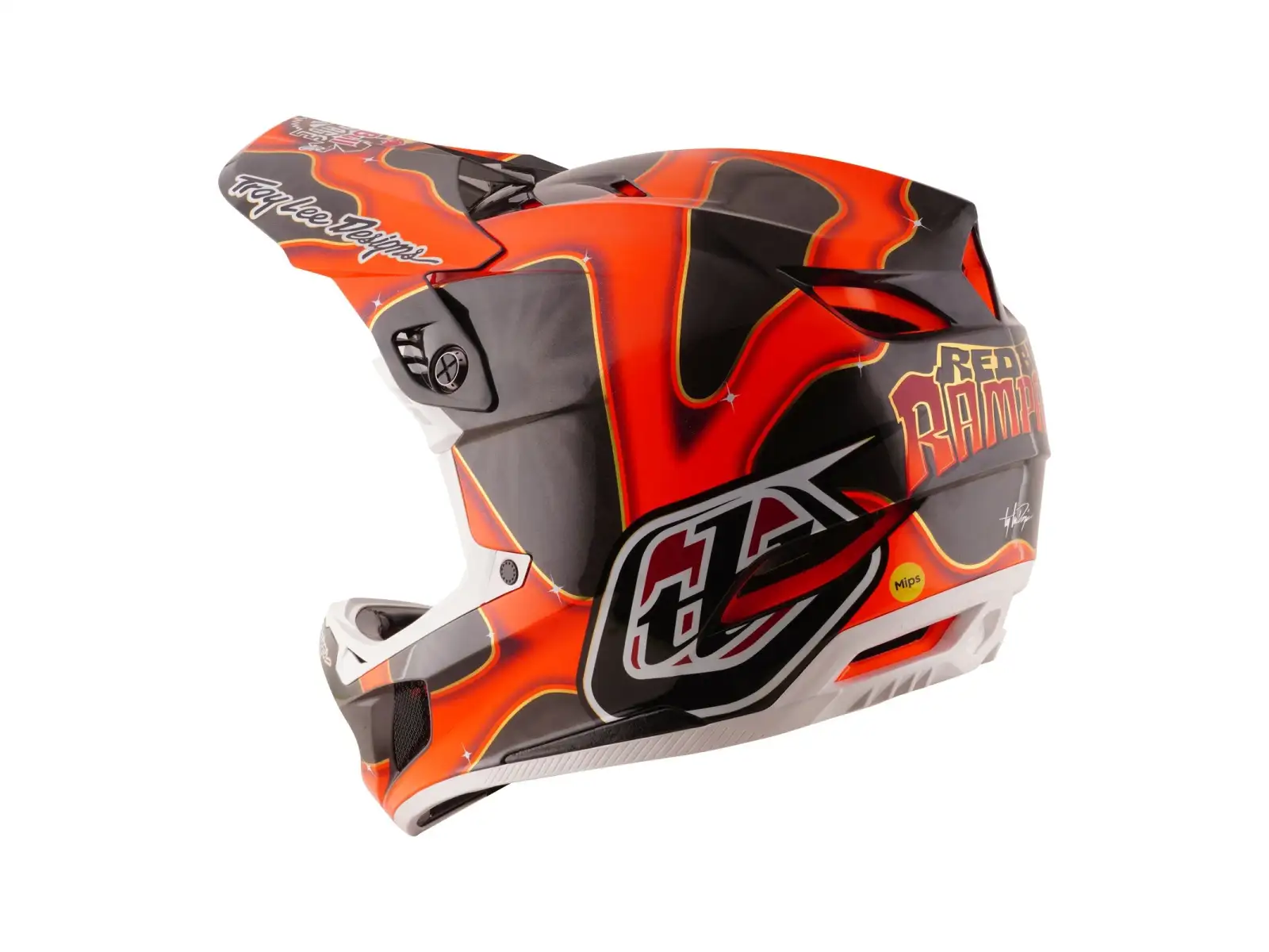 Troy Lee Designs D4 Carbon Red Bull Rampage kask Dreamland Black